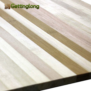 Durable bamboo wood core for snowboards