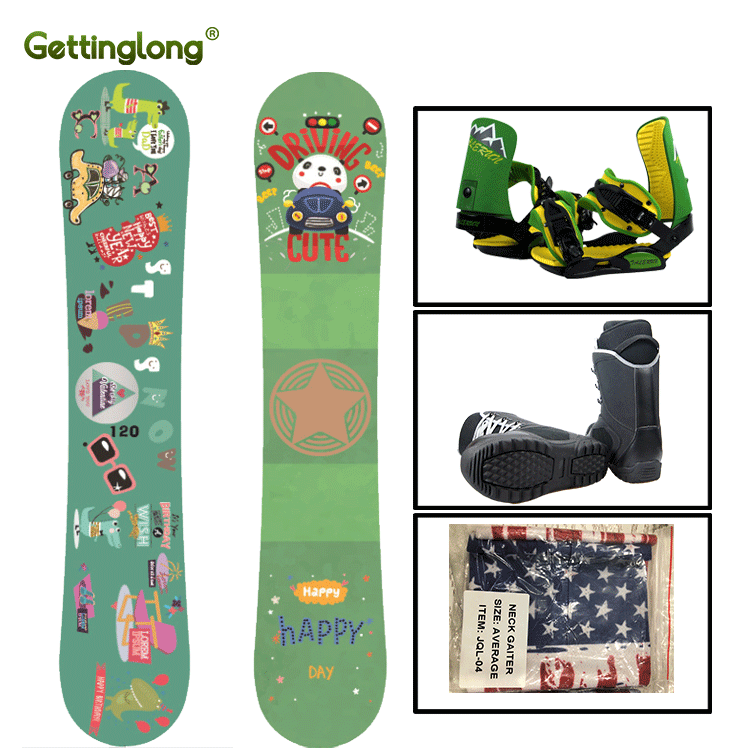 Manufacture snowboard set with good quality and low price