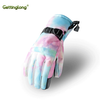 Men's leather ski gloves