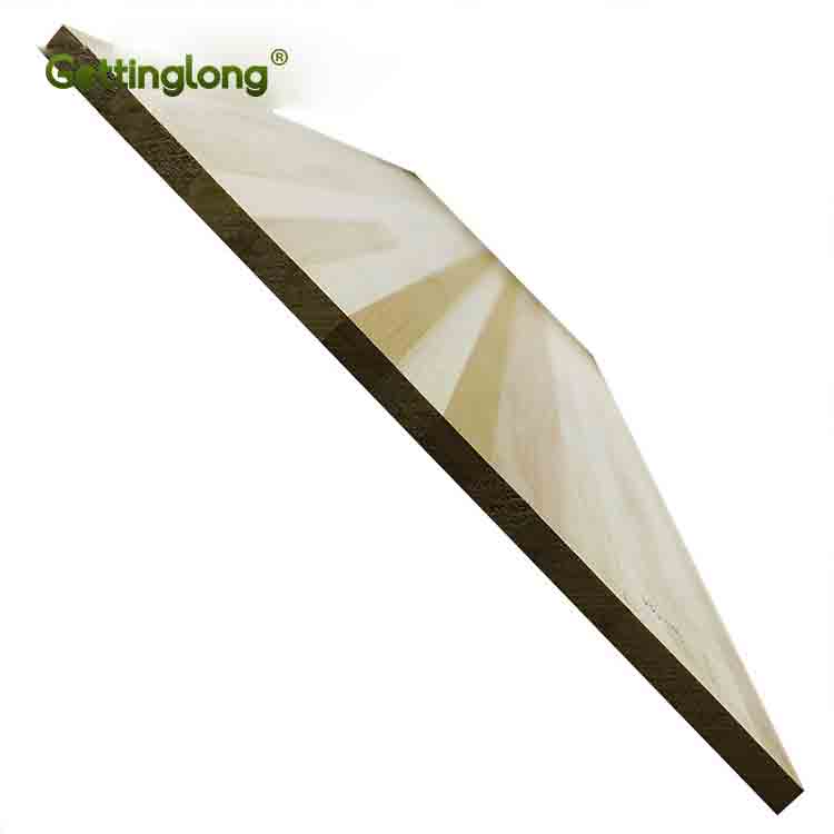 Mixed ski core with bamboo and wood
