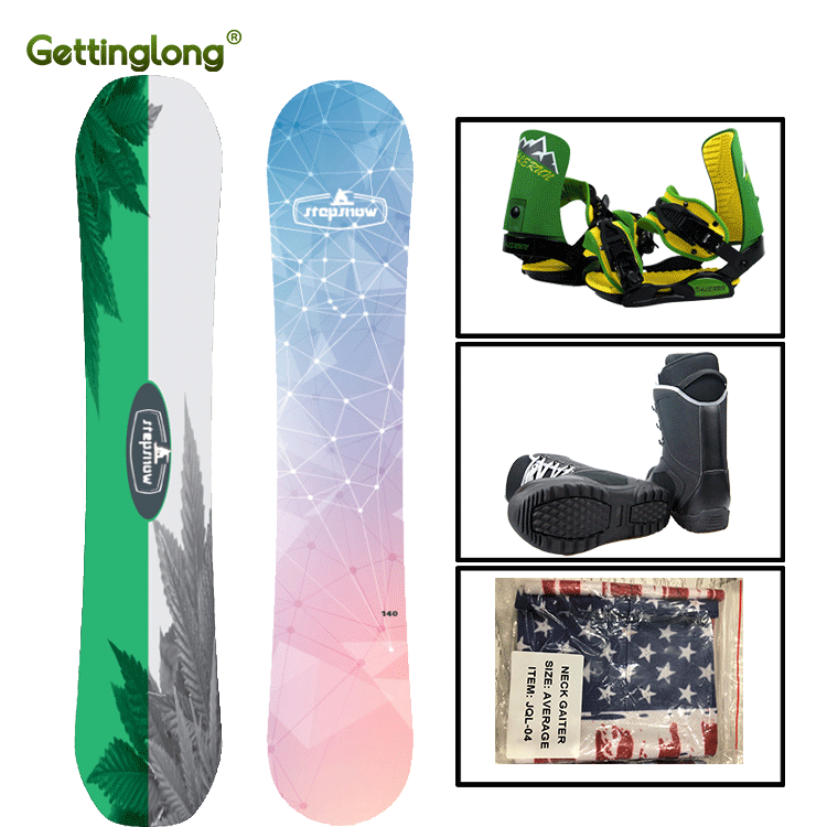 Manufacture snowboard set with good quality and low price