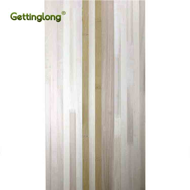 Mixed ski core with bamboo and wood