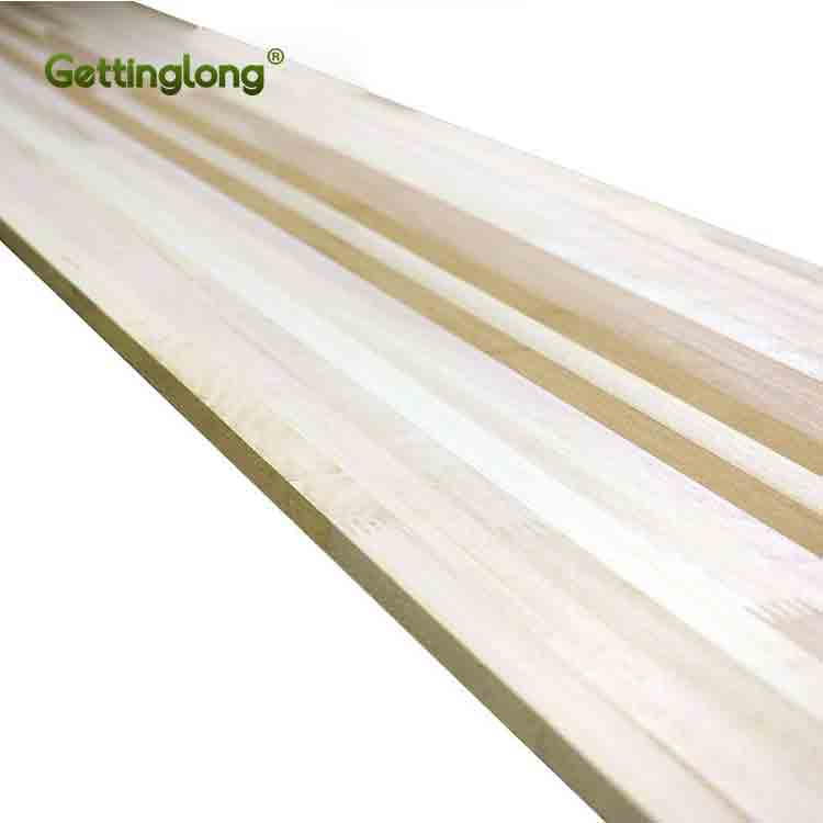 Mixed ski core with bamboo and wood